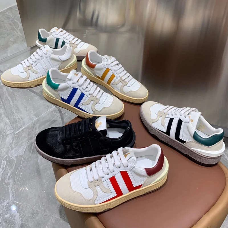 

vallu 2020 autumn and winter new products Hong Kong style frosted sports couple casual all-match color matching white shoes