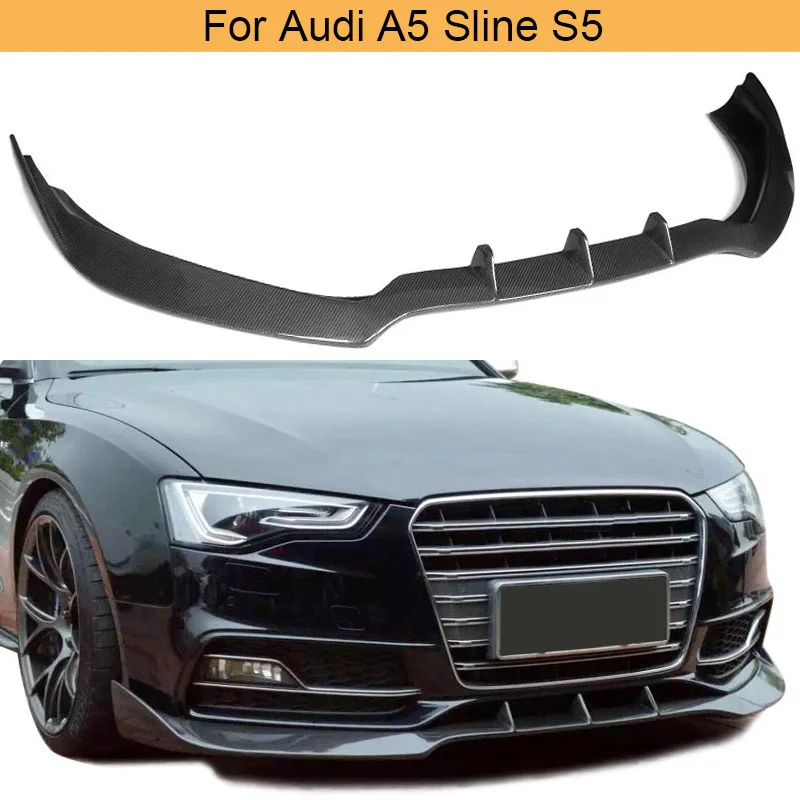 Автомобильный передний бампер для Audi A5 Sline S5 8T 2012 - 2016 нестандартный губ из