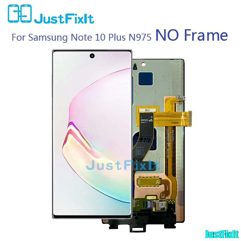 Оригинальный ЖК дисплей с рамкой для Samsung Galaxy Note 10 plus дигитайзер сенсорного