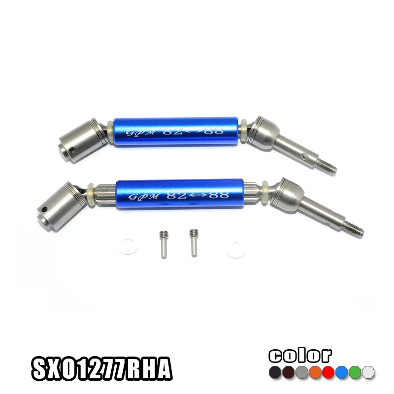 GPM нержавеющая сталь 304 + Алюминиевый задний приводной вал CVD для TRAXXAS XO-01 RC Upgrade -