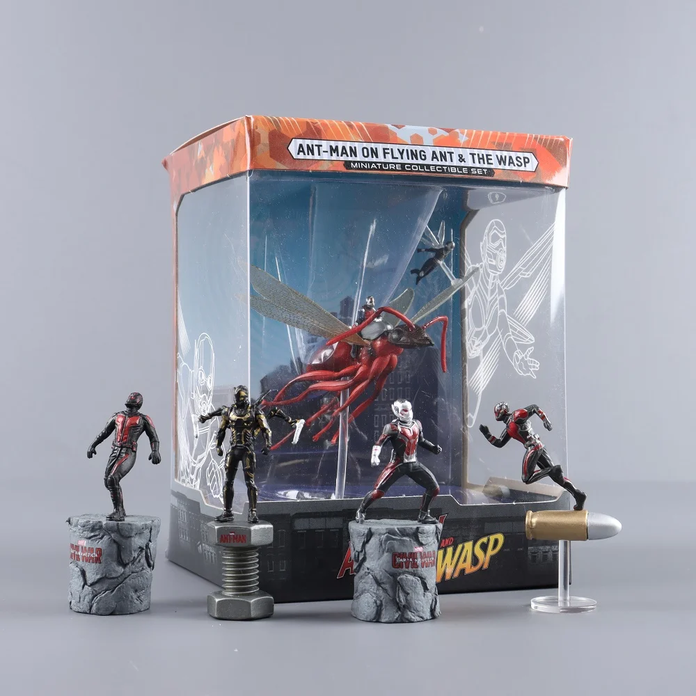 Фигурка человек-муравей из фильма Marvel модель мини желтая куртка летающая статуя