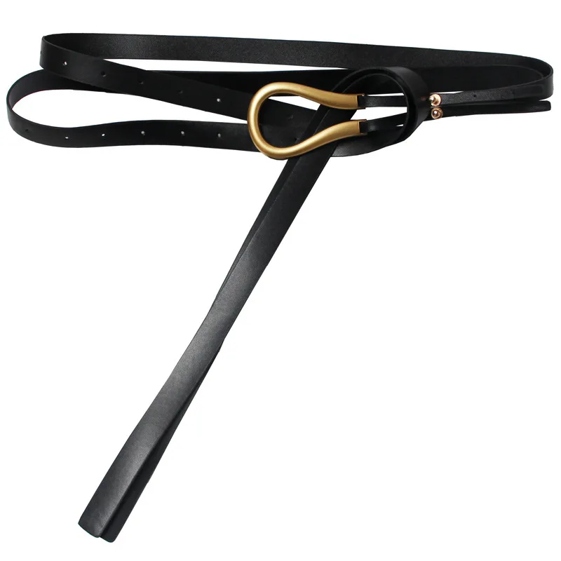 

Christmas Present Belt Lady's Belts Black Buckle PU High Quality Leather Waistband Fashion Luxury Metal Buckle Heart Pin Belts