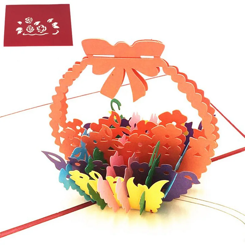 Винтажная открытка с лазерным разрезом на день рождения поздравительные