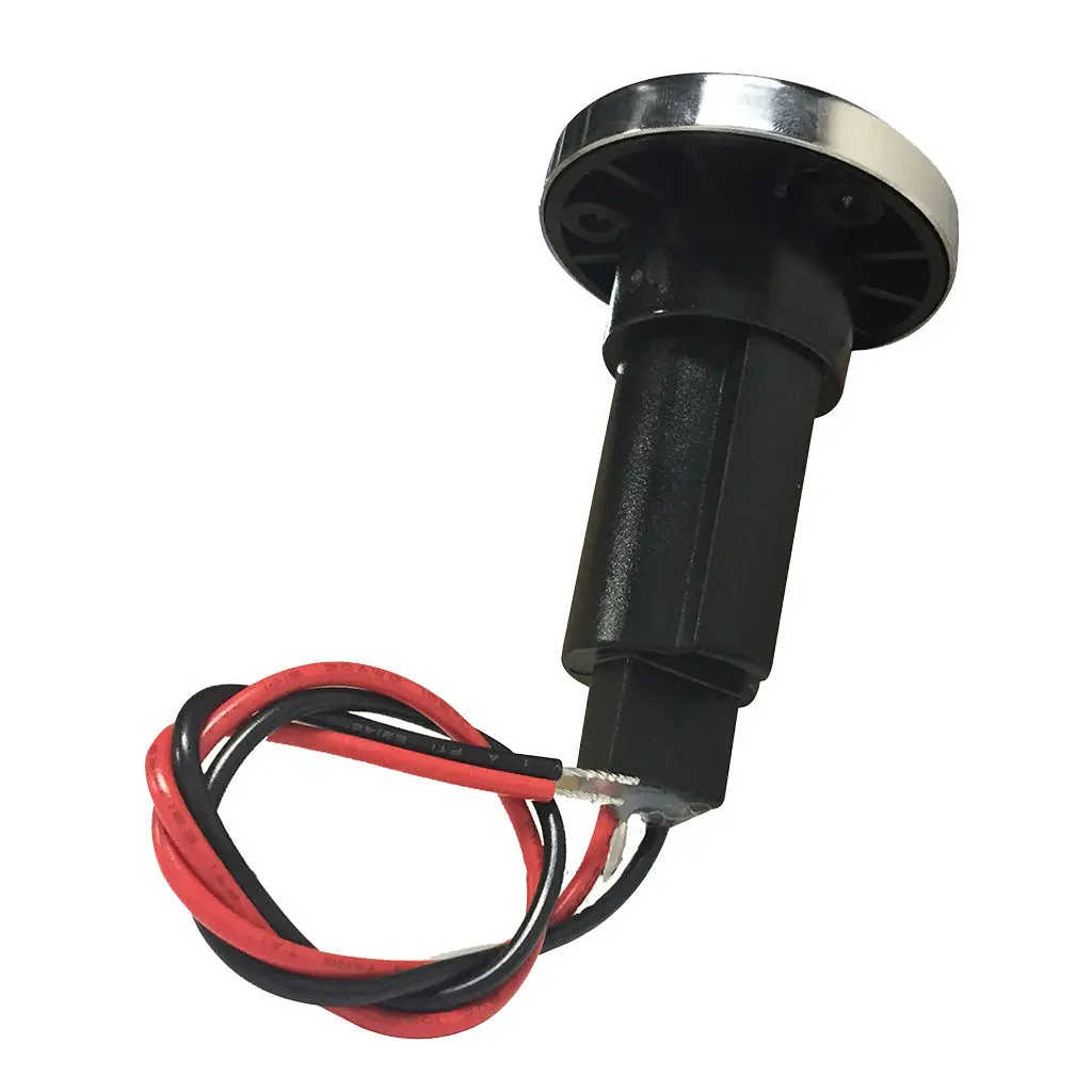 

Black Round Boat Nylon 2-Prong Stern Light Base Waterproof Plug-in Type Marine Light Base
