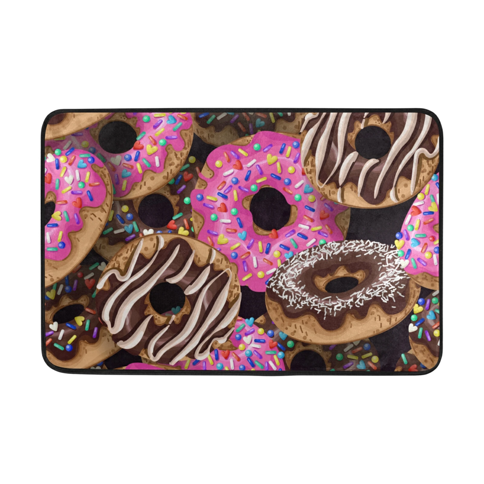 

Sweet Donuts Colorful Printed Bathroom Mat Rug Waterproof Anti-Slip Kitchen Entrance Doormat Floor Mat Room Carpet New 40x60cm