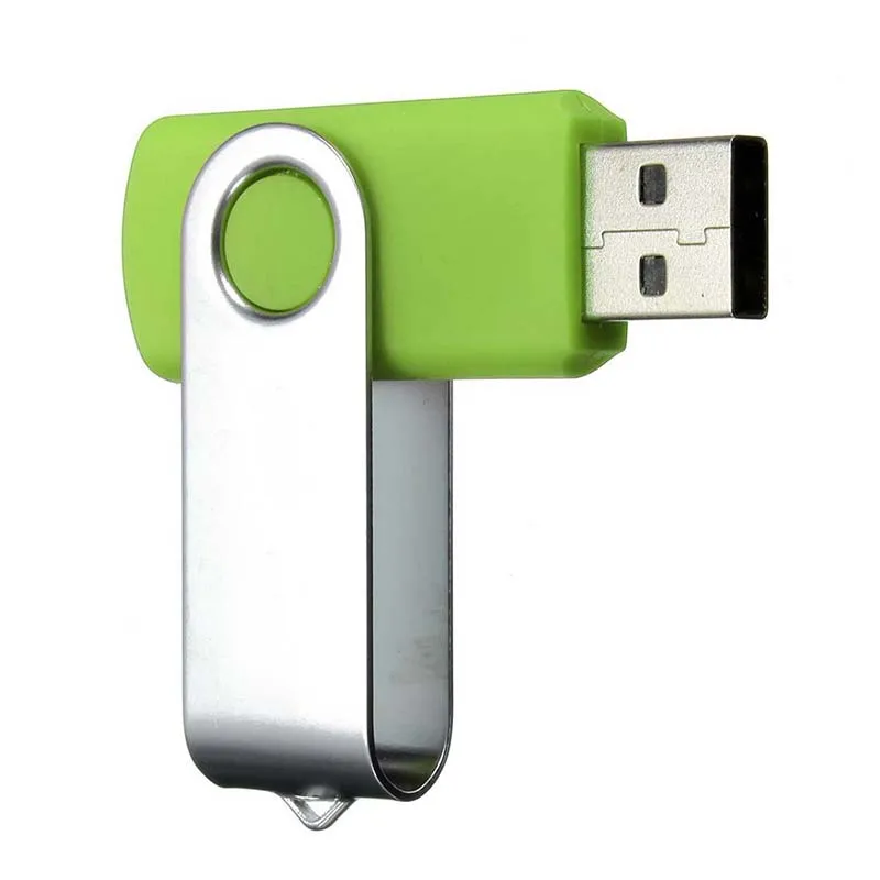 

128MB USB key 2.0 Flash Memory Drive Foldable USB Flash Drive 7/8 PC Gift Green