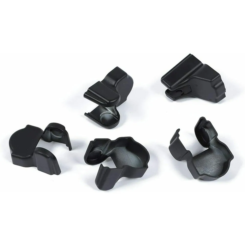 

5pcs Car Tools Door Stopper Protector Waterproof Good Black For Jeep Wrangler JL JT 2018+ Matte Black Door Stopper Protector