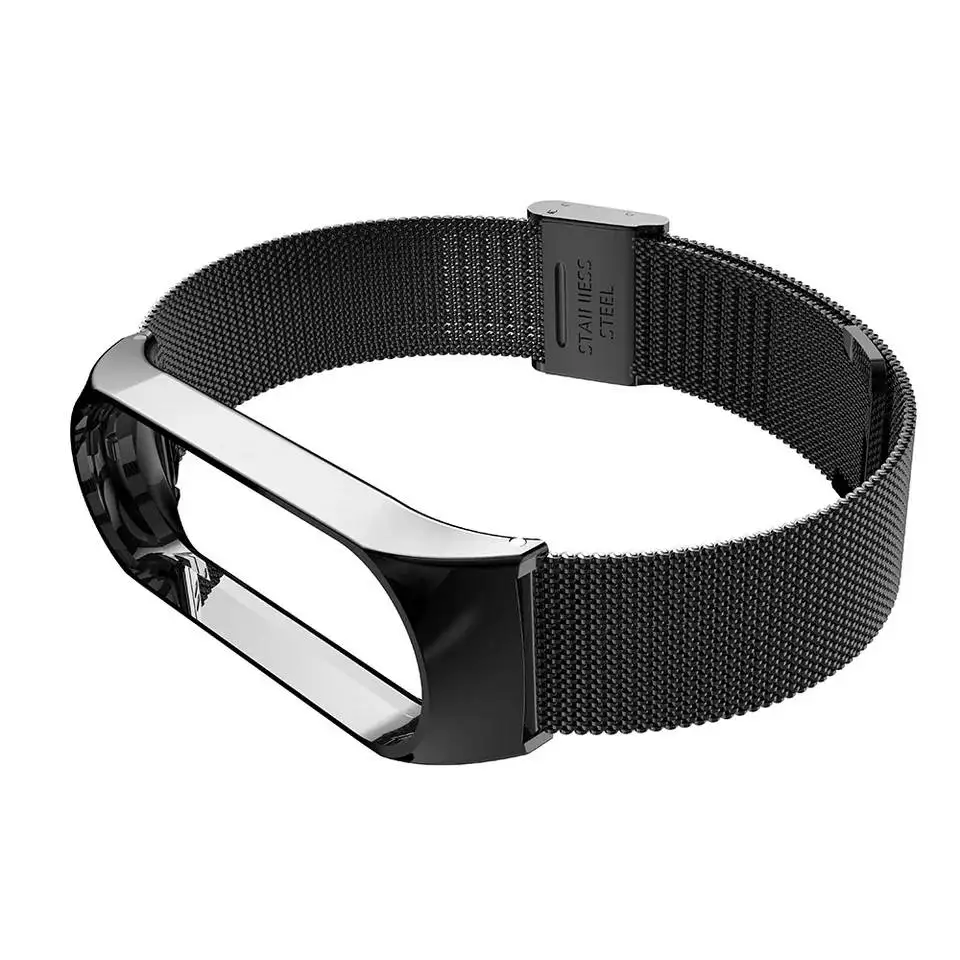 Металлический ремешок из нержавеющей стали для Xiaomi mi Band 4 ремешок для Xiaomi mi band 4 3 браслет для mi Band 4