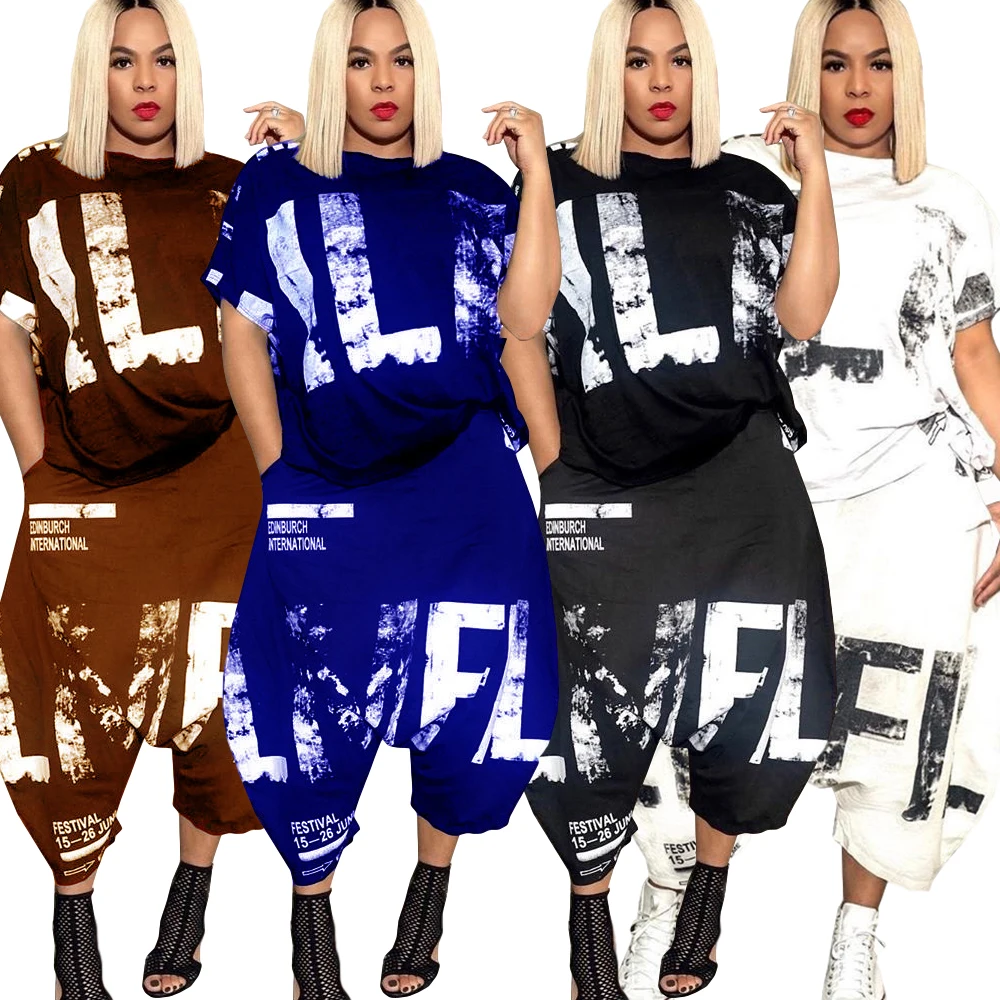 Женский спортивный костюм из двух предметов комплект топа и брюк-карго-багги с