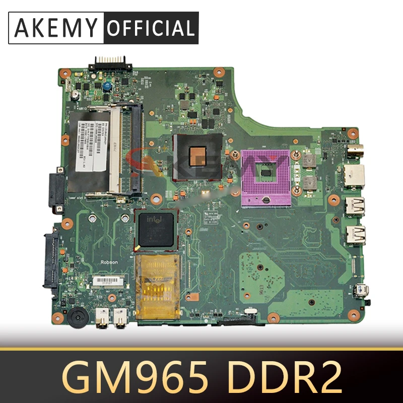 Материнская плата PN 1310A2109427 SPS V000108660 для ноутбука toshiba satellite A200 A205 GM965 DDR2 |