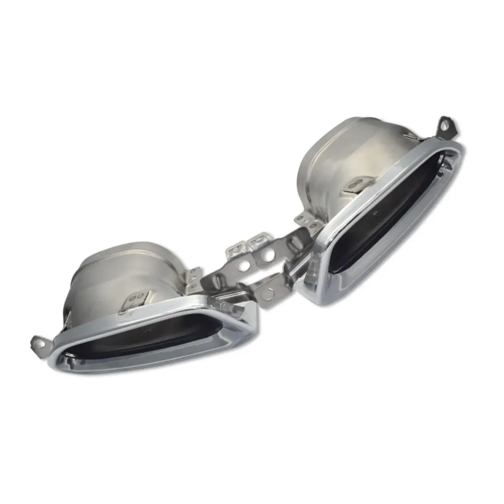 

Car Accessories 1 pair For BMW 3 series G20 G28 325 2019-2020 Stainless Steel Exhaust Pipes Muffler Tail Pipes
