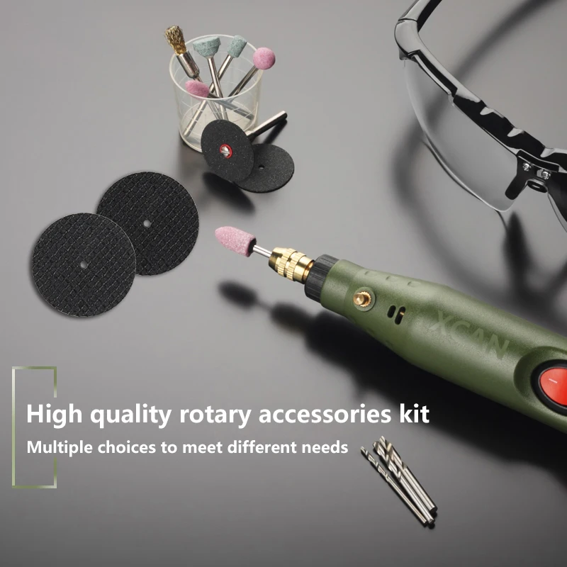 

Polishing Tools 100pcs Rotary Tool Accessories for Dremel Mini Drill Bit Set Grinding Sanding Polishing Cutting Tool Kits