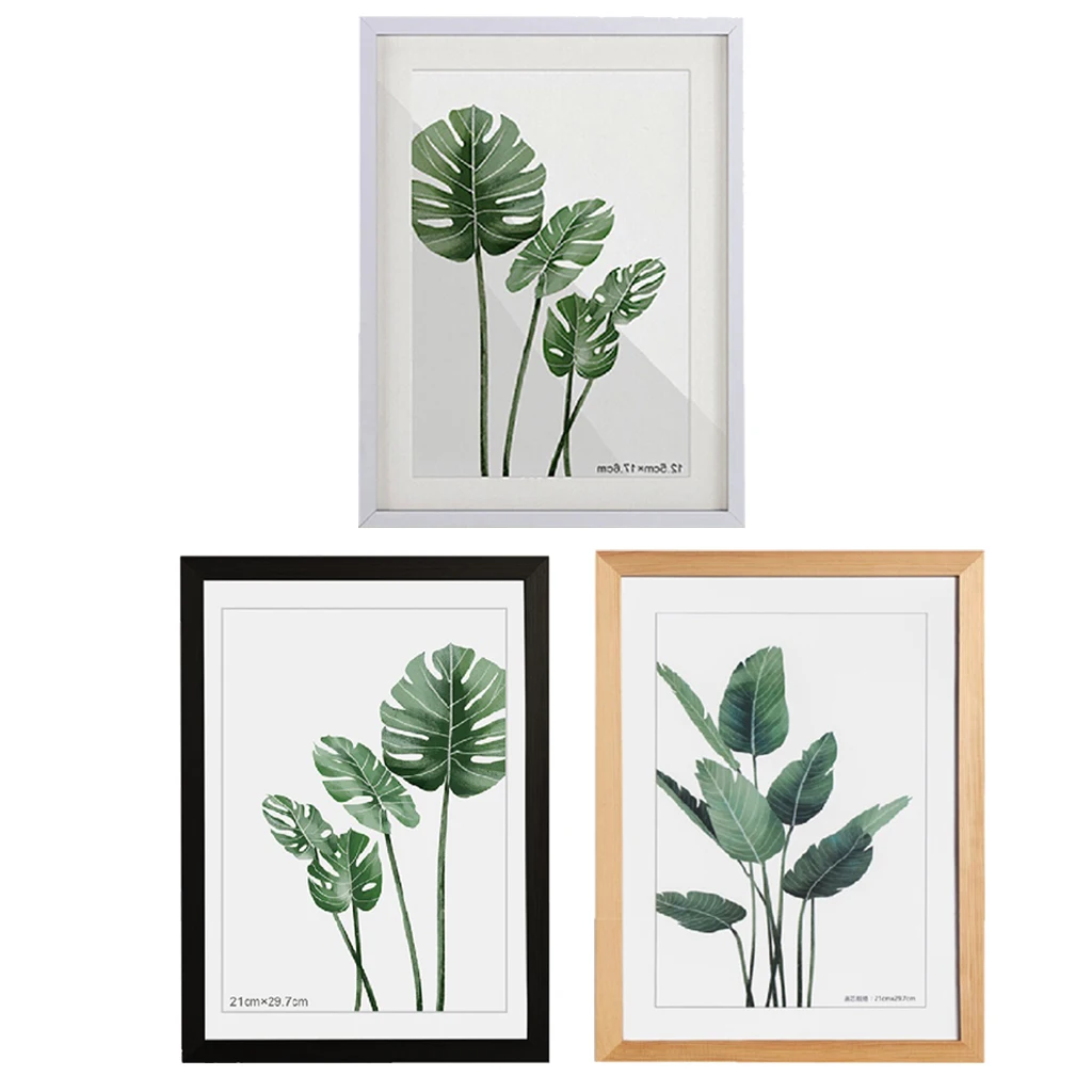 

Picture Frame Photo Display for Tabletop Display Wall Mount Solid Wood Photo