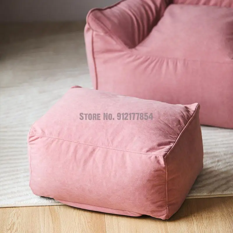 Сетчатый красный диван в форме бобов Ins ленивый для гостиной спальни одиночный