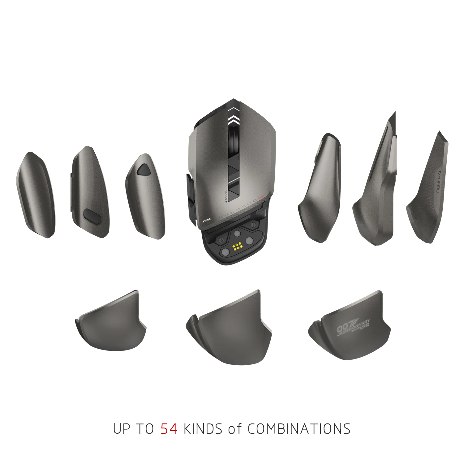 Профессиональная USB Проводная оптическая игровая мышь 8200DPI Регулируемая 7 кнопок