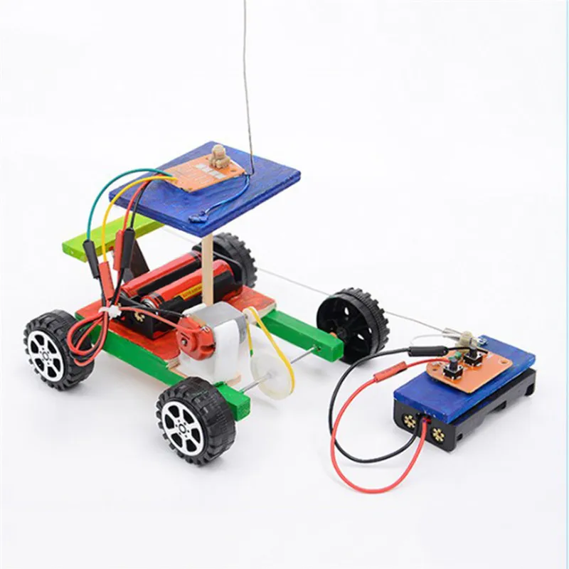 DIY Беспроводной дистанционного Управление гоночный автомобиль модель комплект