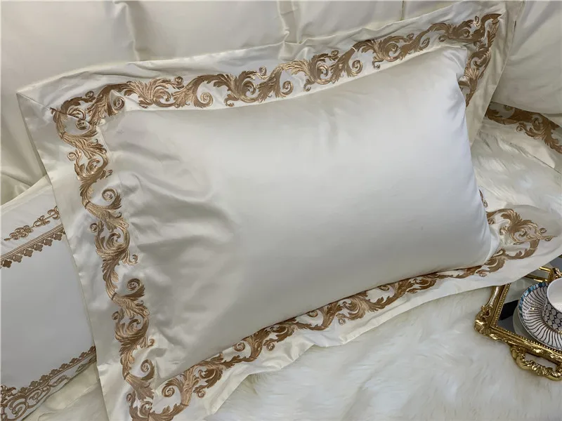 4/7 шт. 1000TC Королевский роскошный комплект постельного белья из египетского