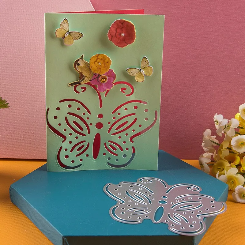 

lace butterfly Metal Cutting Die Stencil for DIY Embossing Paper Photo Album Gift Cards Making Scrapbooking Craft Mould Dies