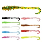 TEUKIM Мягкая приманка из ТПЭ, 12 шт., 50 мм, 0,4 г, джиг для форели, Мягкая приманка, искусственная приманка