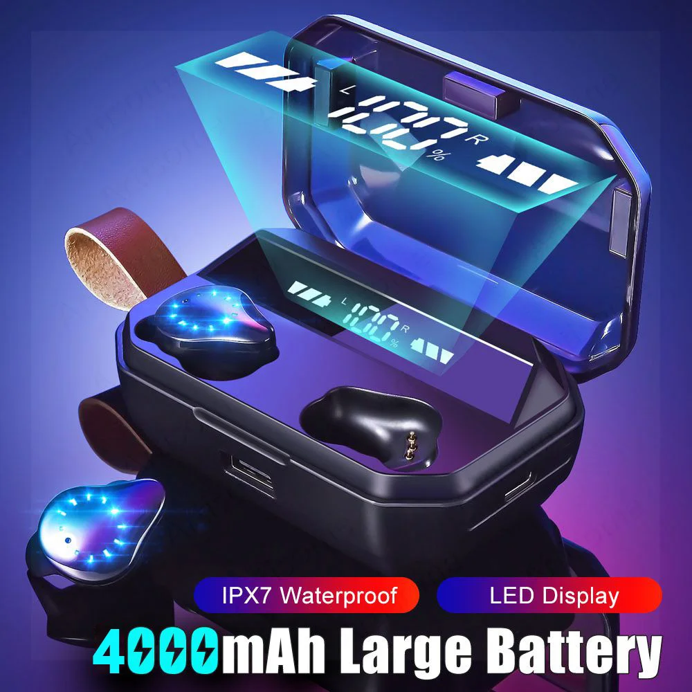 TWS стереонаушники с поддержкой Bluetooth 5 0 и сенсорным управлением|Наушники