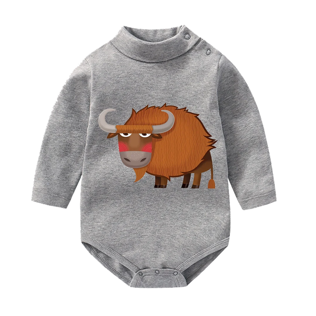 

Fall Baby Long Sleeve onesie fashion newborn cartoon onesie 1