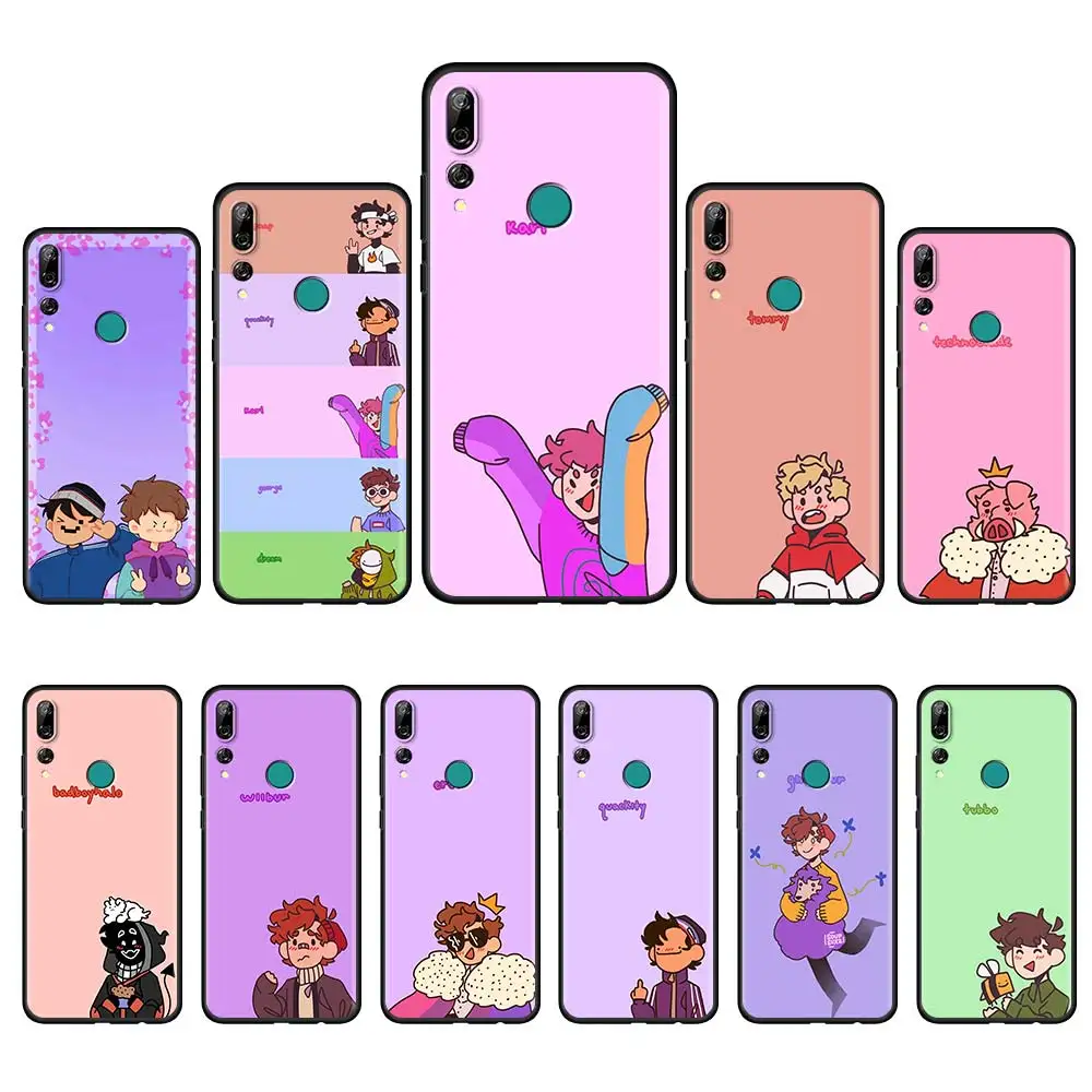 

Dream Smp Cartoon Hot Cases For Huawei Mate 40 20 Pro 10 Lite Black Cover Y6 Y7 Y9 2019 Y8s Y8p Y9a Y5p Y6p Y7a Soft Couqe Capa