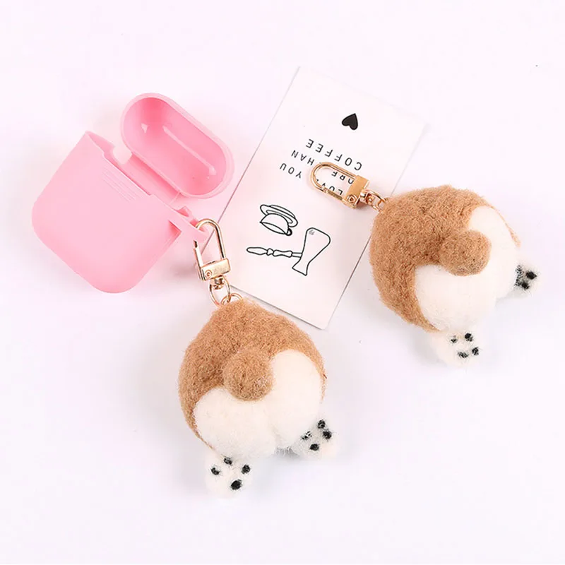 Милый мультяшный корги Брелок Подарки для женщин девушек сумка подвеска брелок