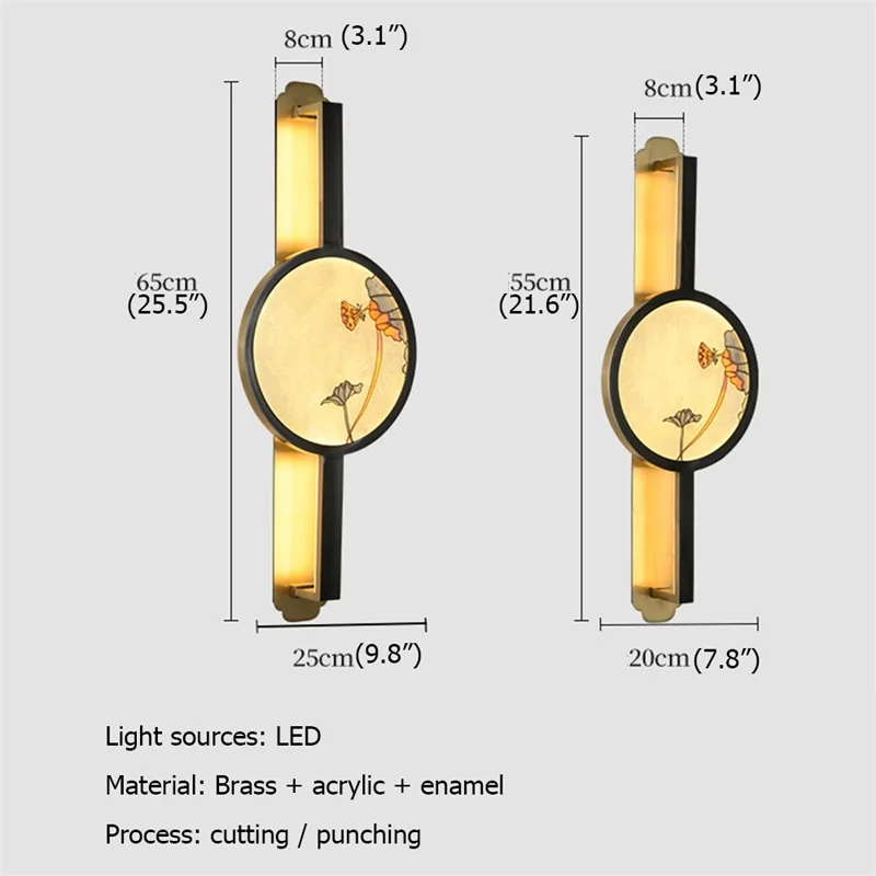 FAIRY IndoorSconceWallLights Modern Brass Creative LED Lamp Design For Home Corridor