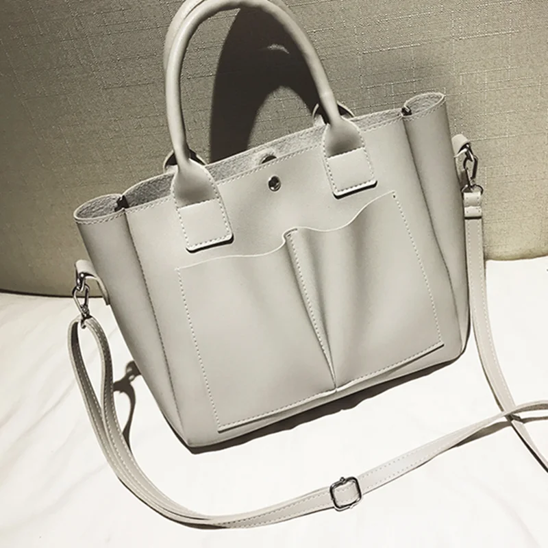 

2021 Pu Leather laptop Bag Simple Handbags Famous Brands Women Shoulder Bag Casual Big Tote Vintage Ladies Crossbody Bags