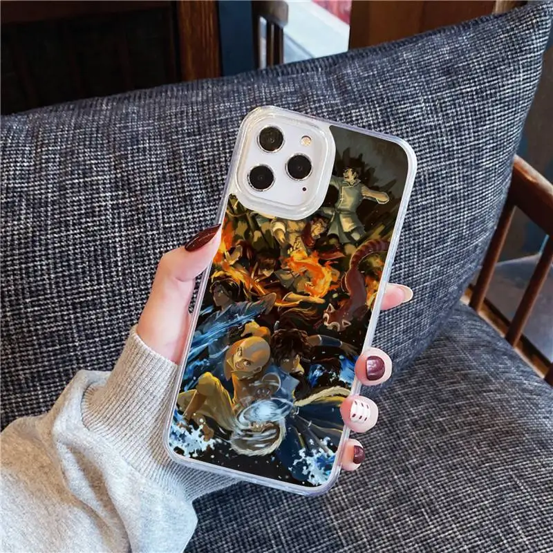 

Avatar the Last Airbender Phone Case Transparent for iPhone Samsung A S 11 12 6 7 8 9 30 Pro X Max XR Plus lite