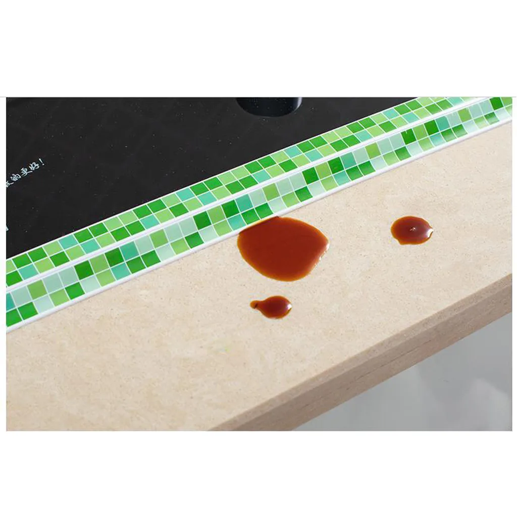 Настенная угловая клейкая лента для ванной комнаты цветная плетеная