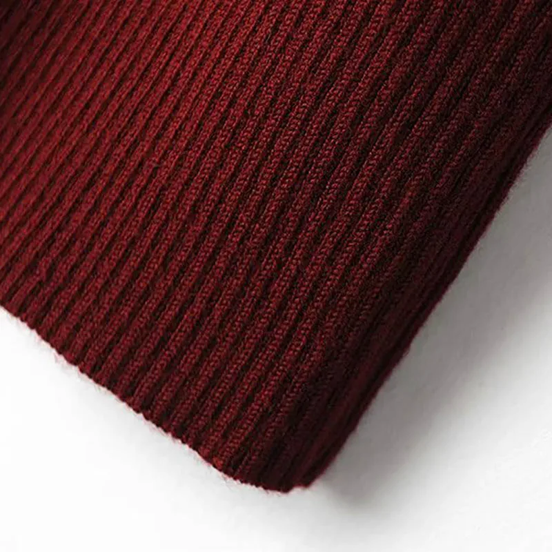 Осенне-весенний Женский Повседневный сексуальный вязаный свитер с открытыми