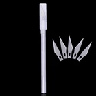 Профессиональный нож MIUSIE для резьбы, прецизионный нож, Любительская бритва, 1 ручка для резьбы и 5 лезвий, нож для гравировки кожи