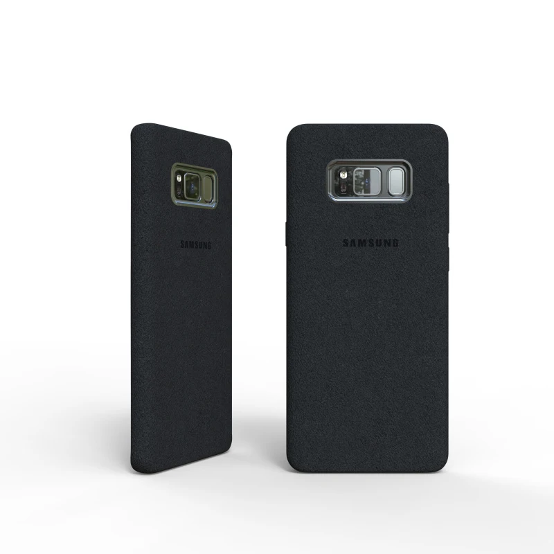 original samsung alcantara fashion galaxy s8 phone case cover fundas coque 4 color for samsung g9508 s8 g9550 s8 plus s8plus free global shipping