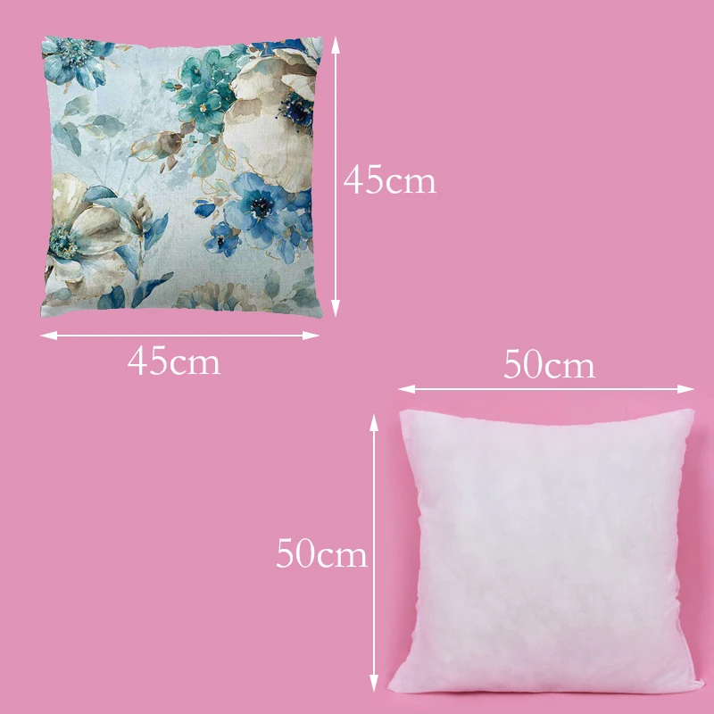 

Household pillow core PP cotton non-woven pillow core Pure color non-deformable pillow core 50x50cm pillow pillow