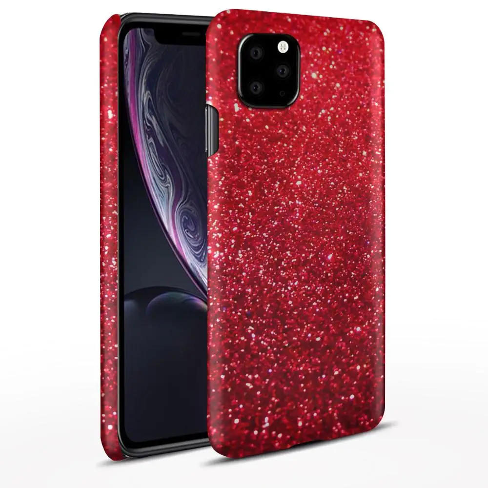 Гибридный Жесткий Пластиковый ударопрочный чехол бампер для iphone 11 Pro Max Bling custom