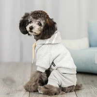 dog clothing soft warm winter clothes for small medium dogs clothes pets jacket casual hooded coat cat dachshund yorkie outfit