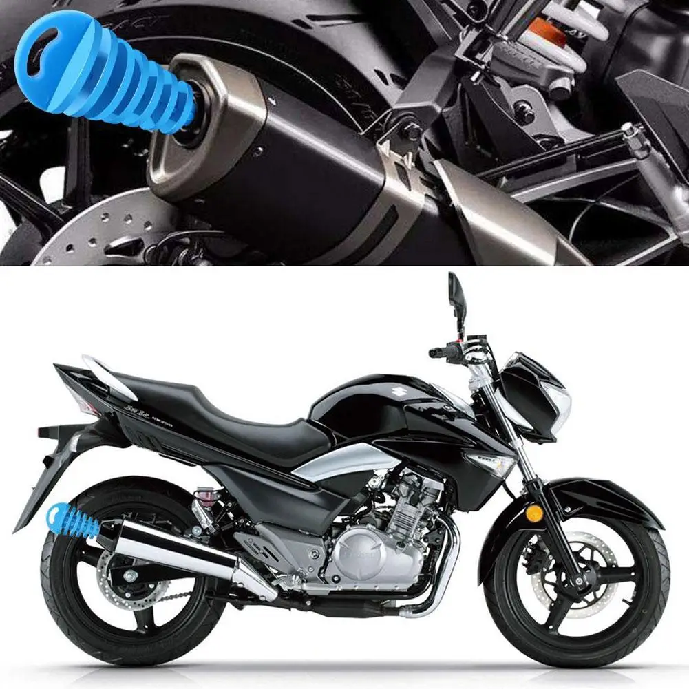 

1PC Exhaust Pipe Plug Motorcycle Motocross Tailpipe Pipe Rubber Bleeder Wash Exhaust Plug Silencer Plug Protector Air S4U1