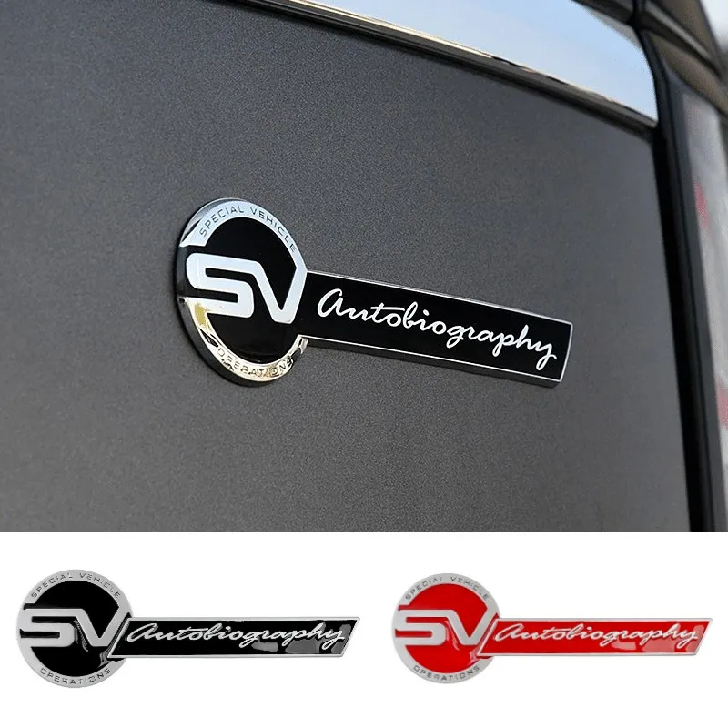 Наклейка с эмблемой на заднее стекло автомобиля для Land Rover SV автобиография