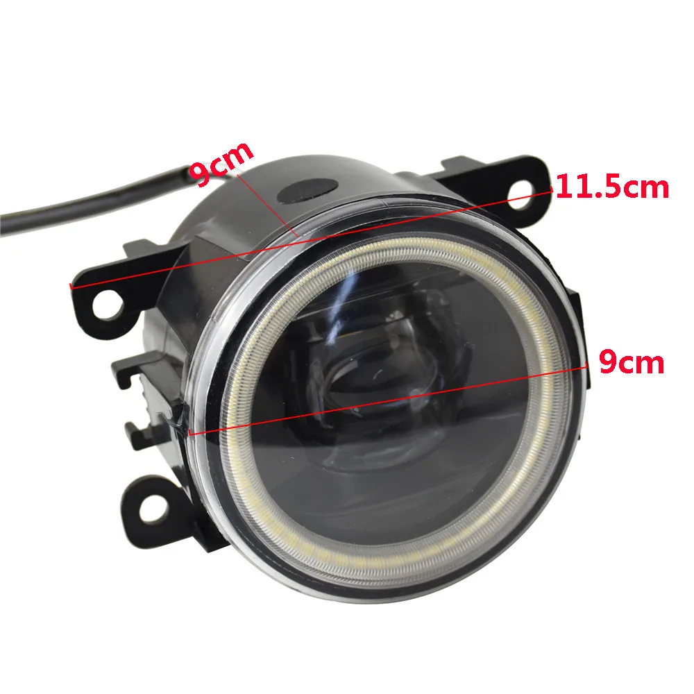 

2x Car Accessories LED Bulb Front Fog Light Angel Eye H11 12V For Mitsubishi Outlander XL 2007-2013 For Mitsubishi pajero 4 2011