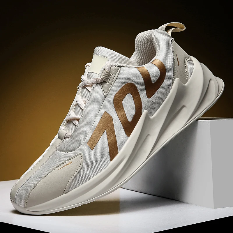 Мужские кроссовки для бега повседневная обувь дышащая спортивная светильник с