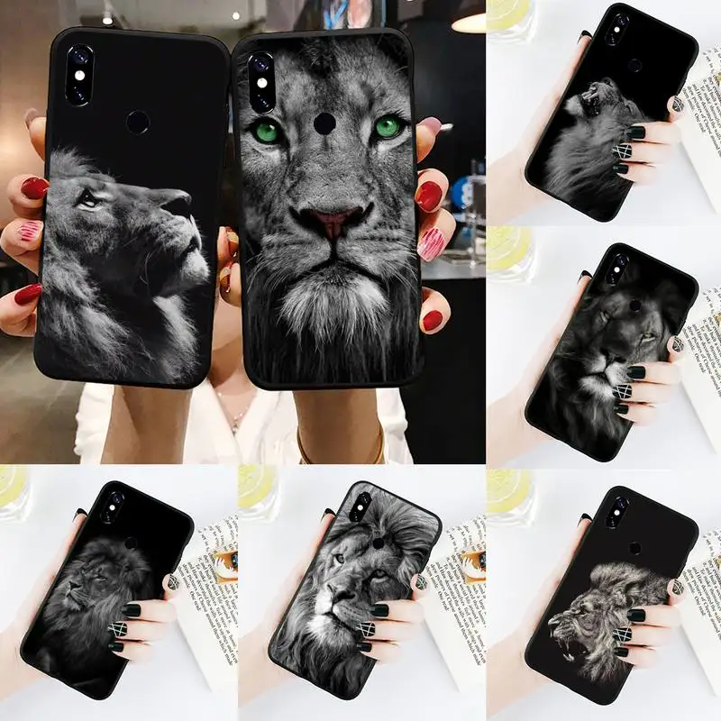 

Animals The Lion Phone Case For Xiaomi Redmi Note 4 4x 5 6 7 8 pro S2 PLUS 6A PRO