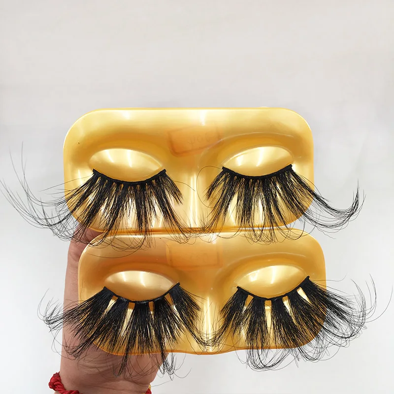 70 мм ресницы серо-коричневого цвета с длинным драматический Полный ресниц