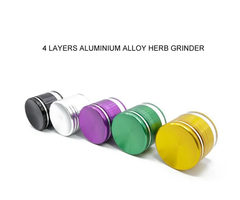 Портом мама измельчитель травы сорняков Точильщик металла Алюминий 4 Слои