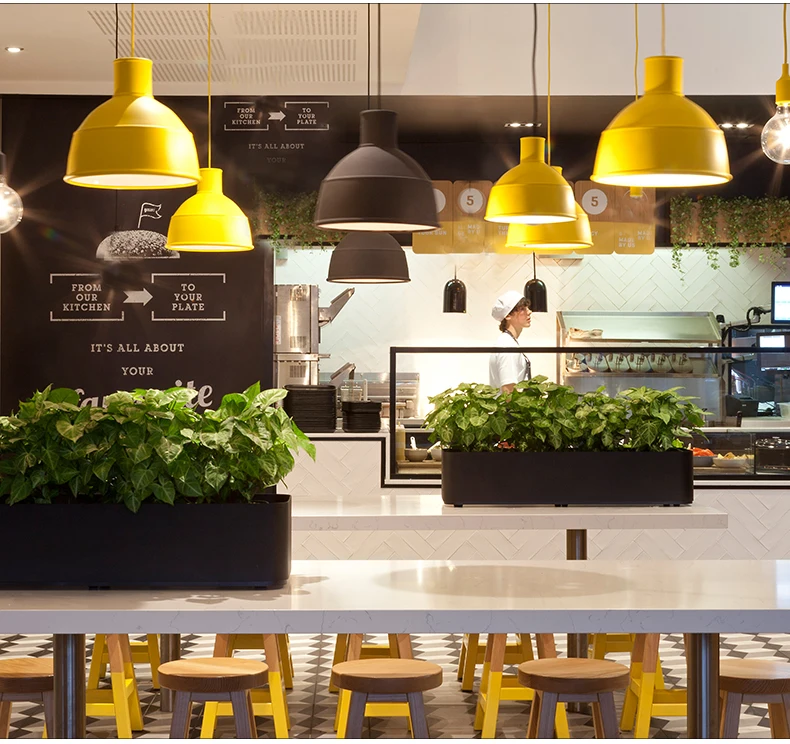 Скандинавский минималистичный алюминиевый подвесной светильник для гостиной