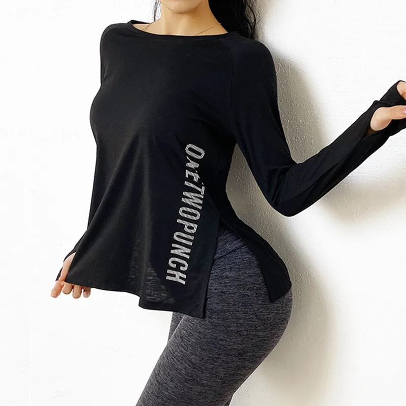 Новинка 2021 женские спортивные футболки с буквенным принтом быстросохнущая