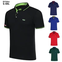 fashion brand new design short sleeve sports wear mens polos shirts lapel casual polos homme embroidery logo clothing slim tops
