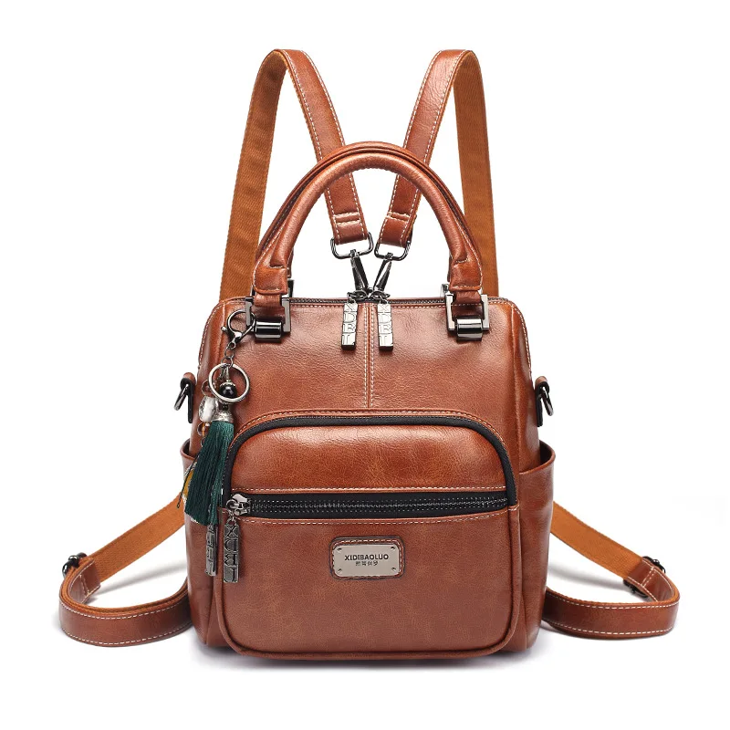 

Purses and Handbags 2021 Oil Skin New Fashion Hundred One-shoulder Women's Bag Designer Bag