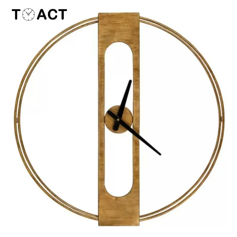 Ретро железные большие роскошные настенные часы винтажные кварцевые кухонные