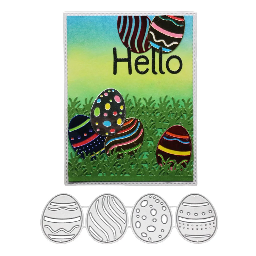 Пасхальное яйцо металлические режущие штампы Новые Креативные Формы инструмент